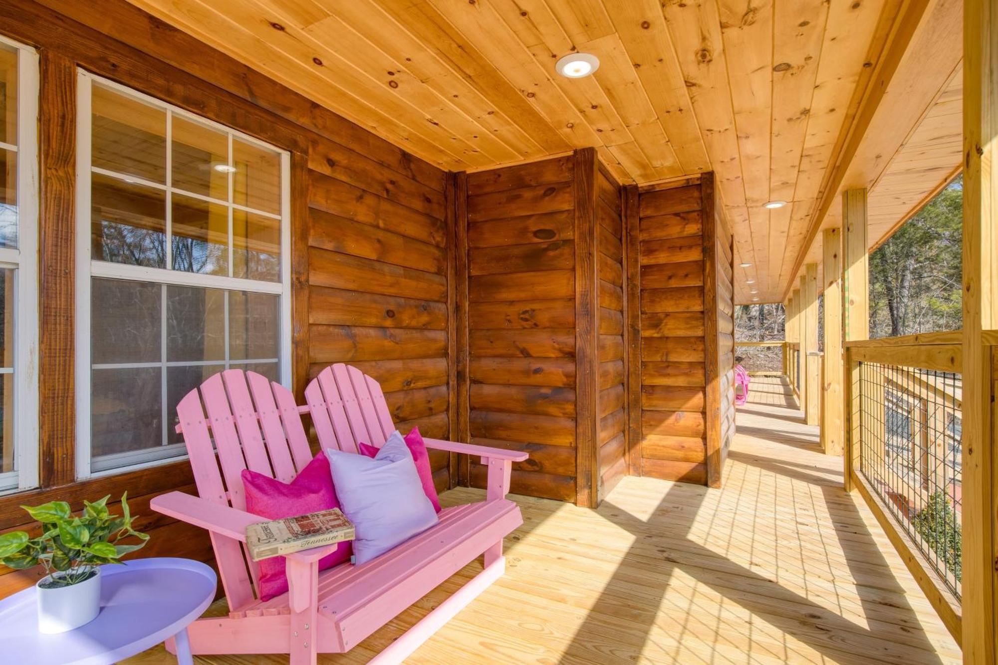 Pink Pines Avantstay Luxury Aesthetic Dream Home Indoor Pool Hot Tub Пиджен-Фордж Экстерьер фото